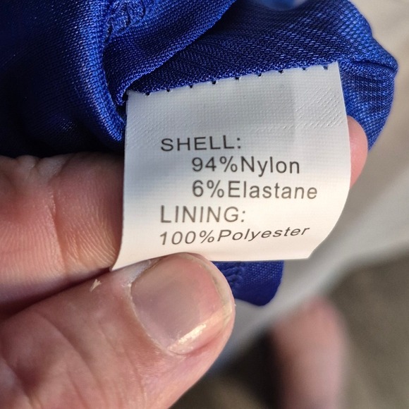 Bridesmay Blue Flutter Sleeve Midi Dress Party Cocktail‎ Career Women's - Picture 6 of 6